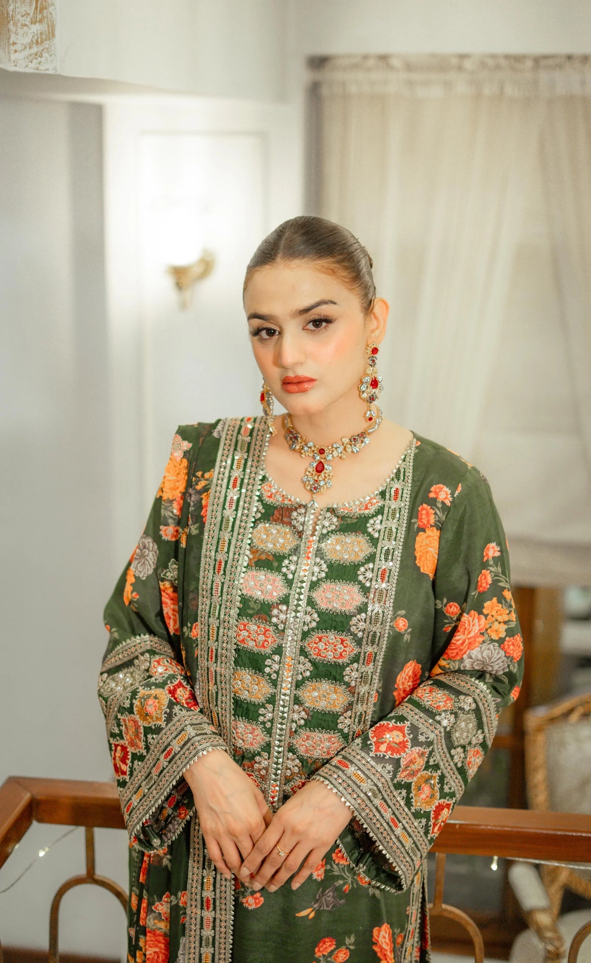 Zarqash Embroidered 3PC