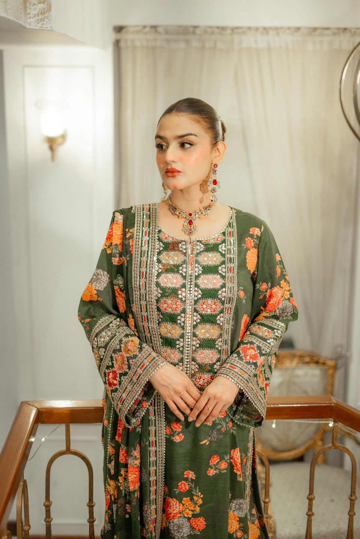 Zarqash Embroidered 3PC