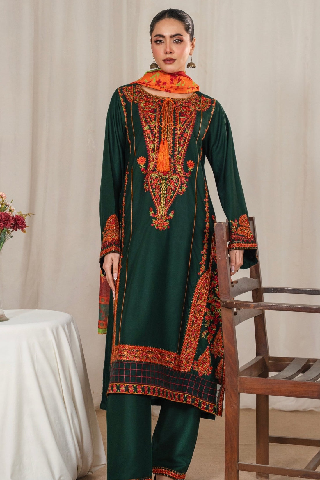 Marina 3 Piece Embroidered