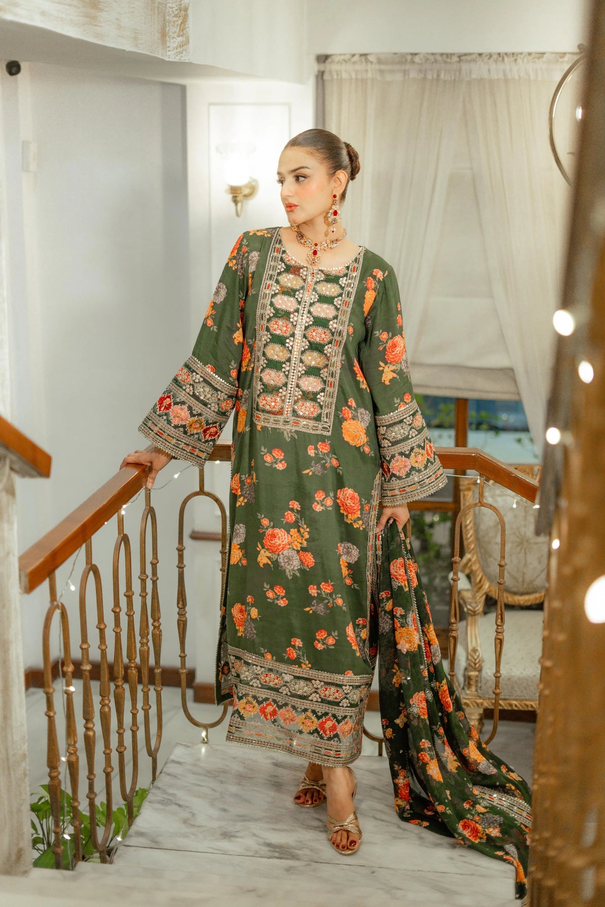 Zarqash Embroidered 3PC