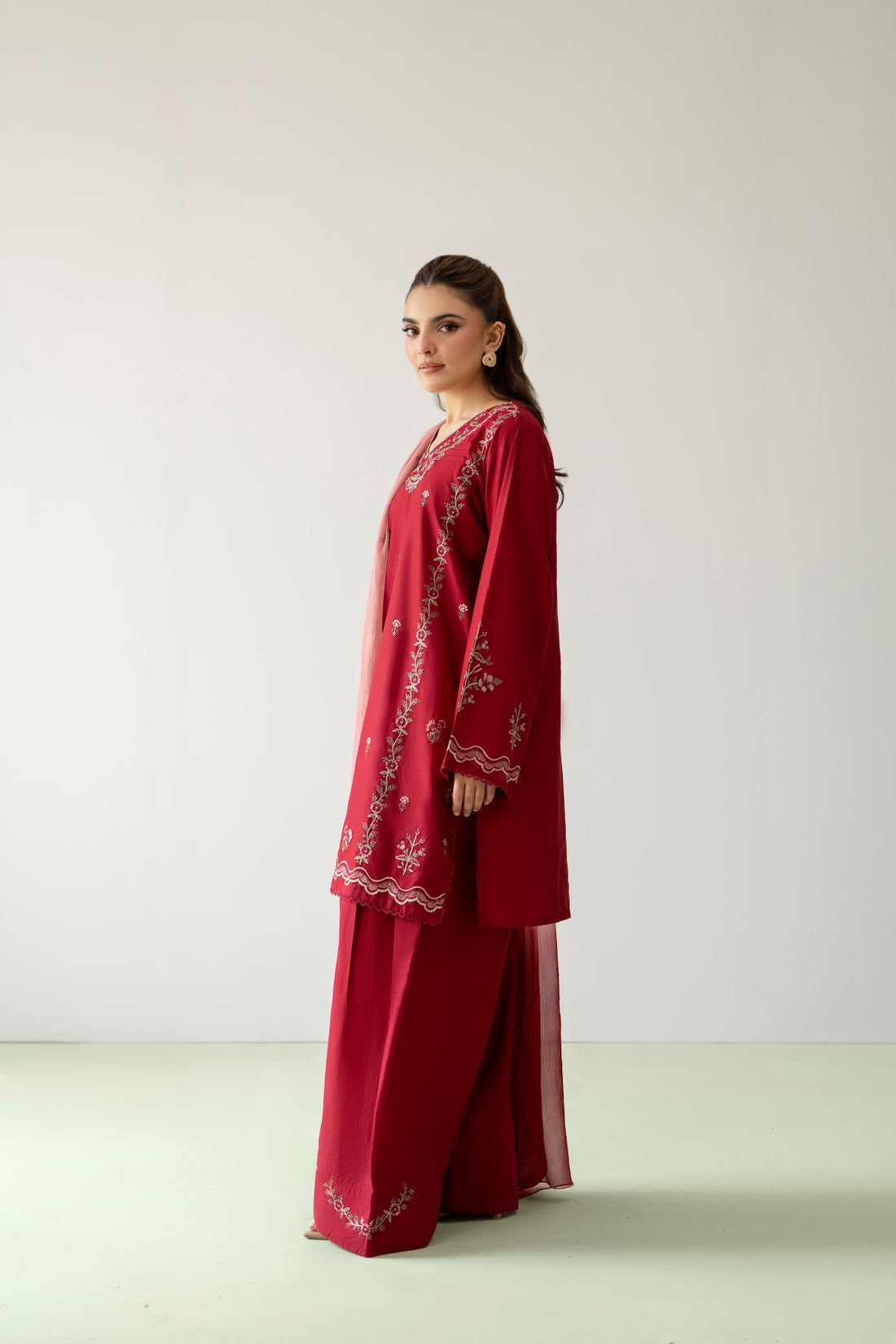 DilKash 3-Piece Embroidered