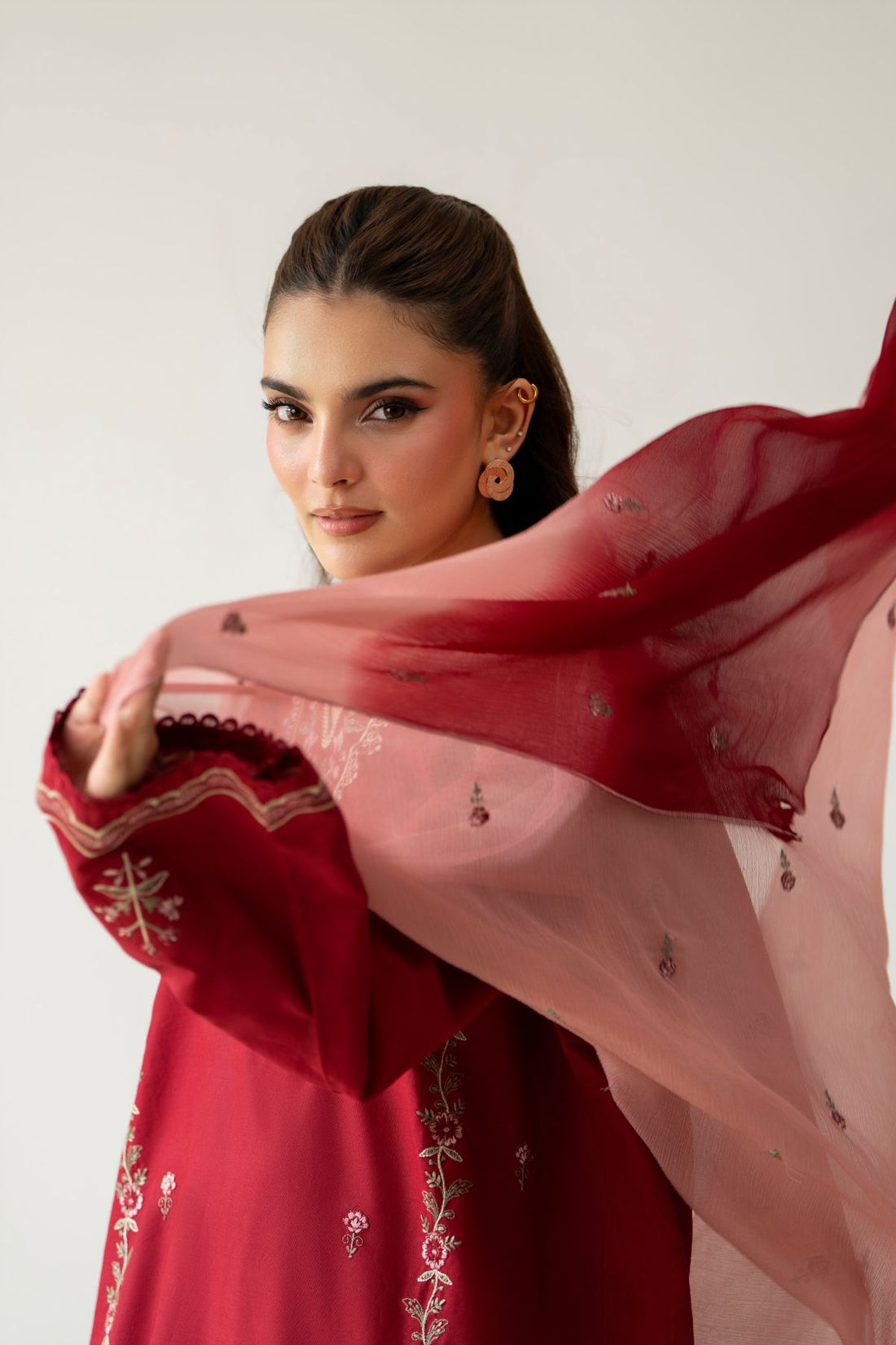 DilKash 3-Piece Embroidered
