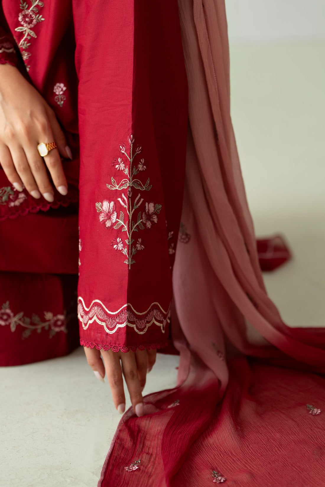 DilKash 3-Piece Embroidered