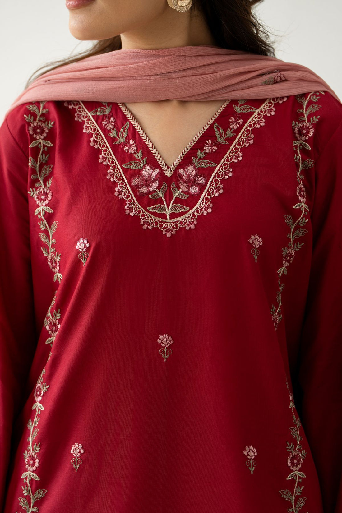 DilKash 3-Piece Embroidered