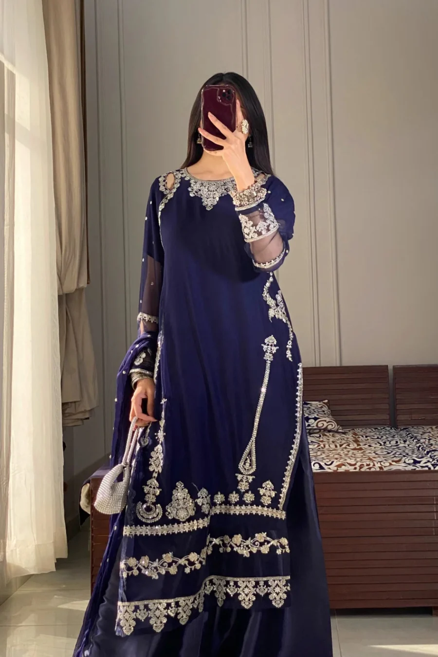 NAYYAB 3PCS EMBROIDERED