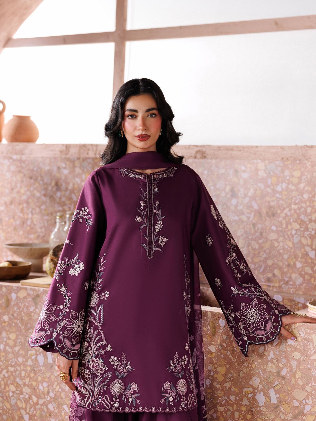 Haniya Embroidered 3-Piece