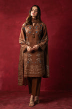 PRINTED LAWN STITCHED 3 PIECE SUIT