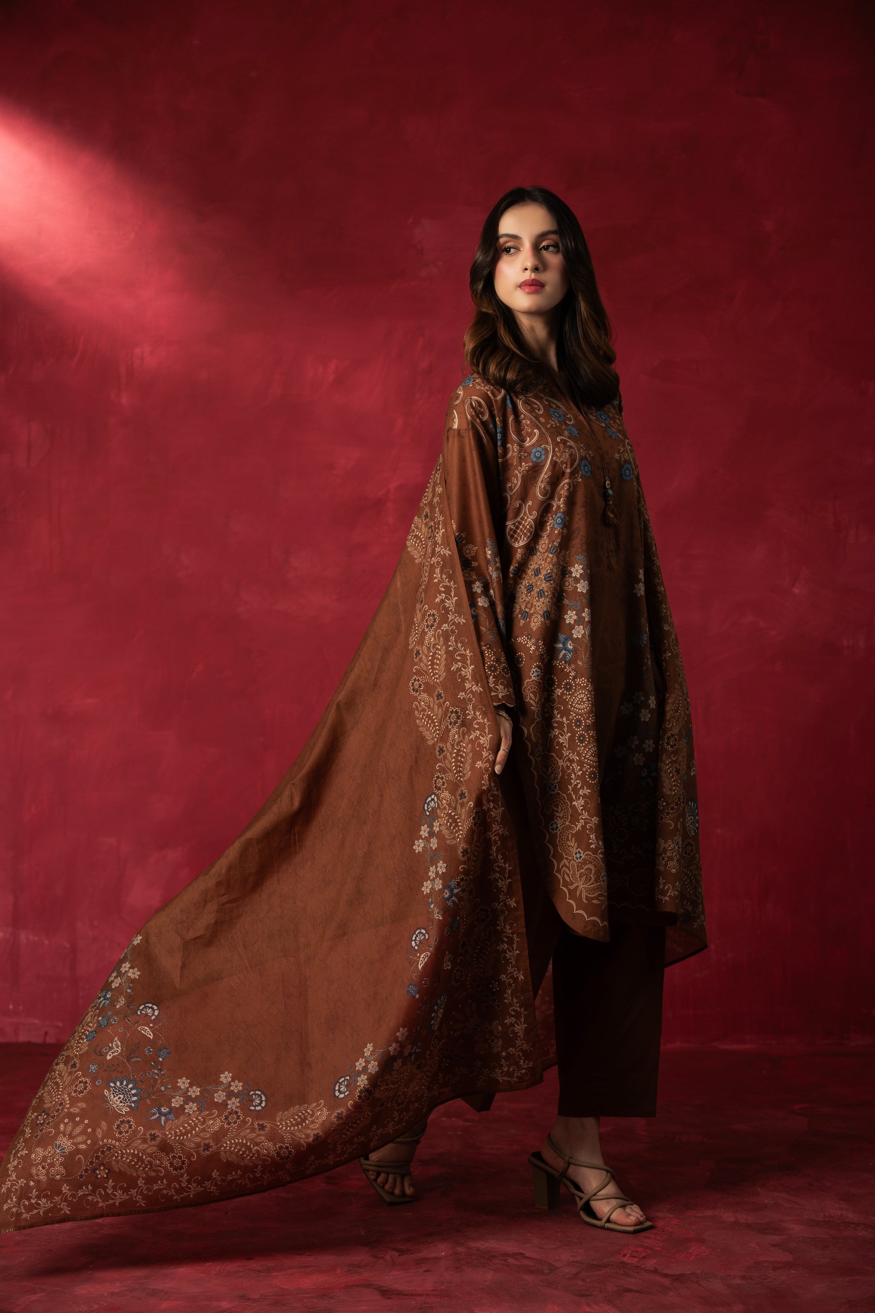 PRINTED LAWN STITCHED 3 PIECE SUIT