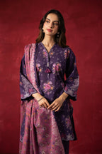PRINTED LAWN STITCHED 3 PIECE SUIT
