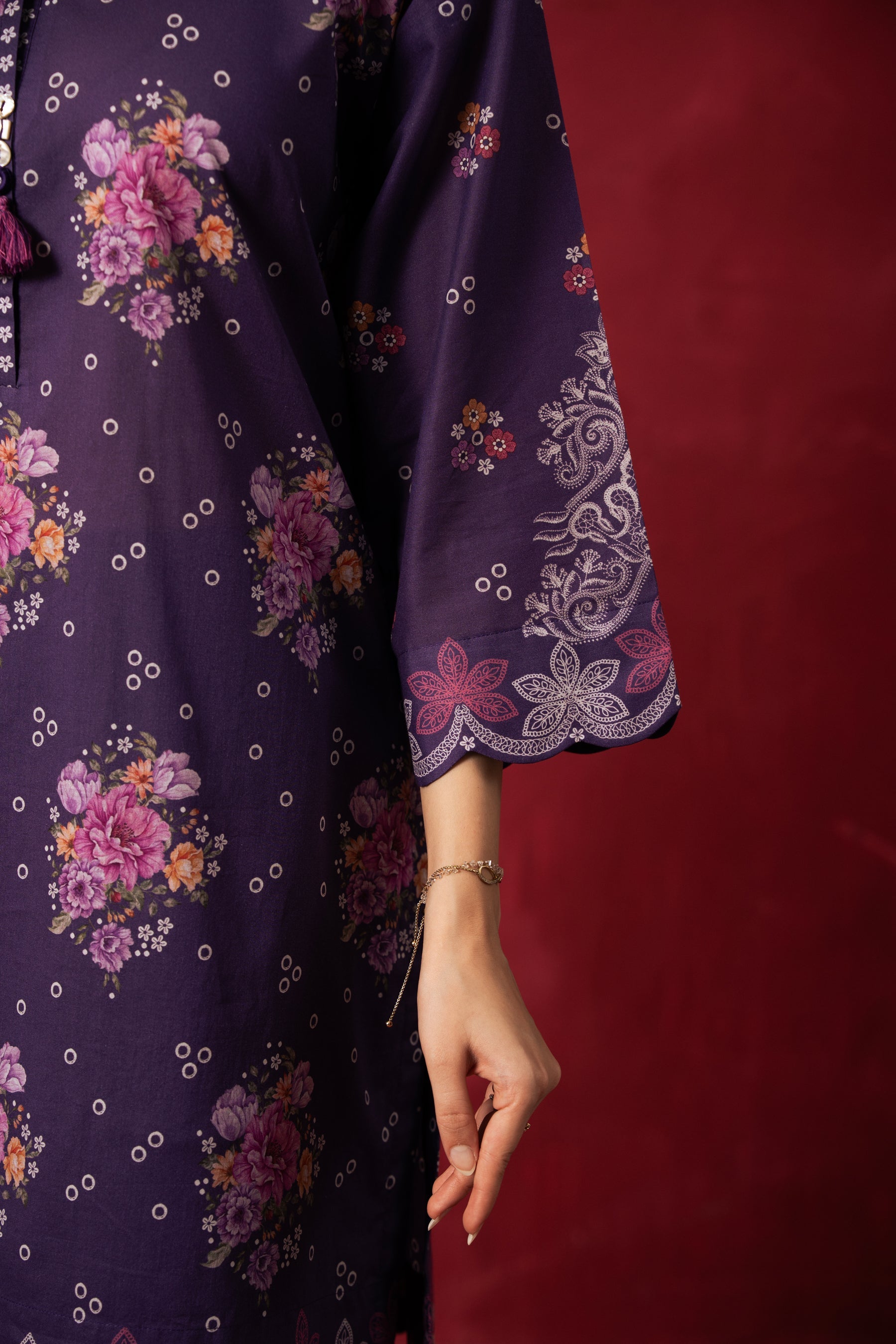 PRINTED LAWN STITCHED 3 PIECE SUIT