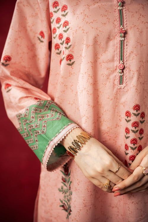 PRINTED LAWN STITCHED 3 PIECE SUIT
