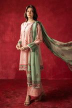 PRINTED LAWN STITCHED 3 PIECE SUIT