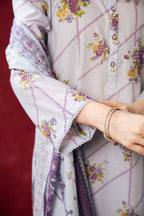 PRINTED LAWN UNSTITCHED 3 PIECE SUIT