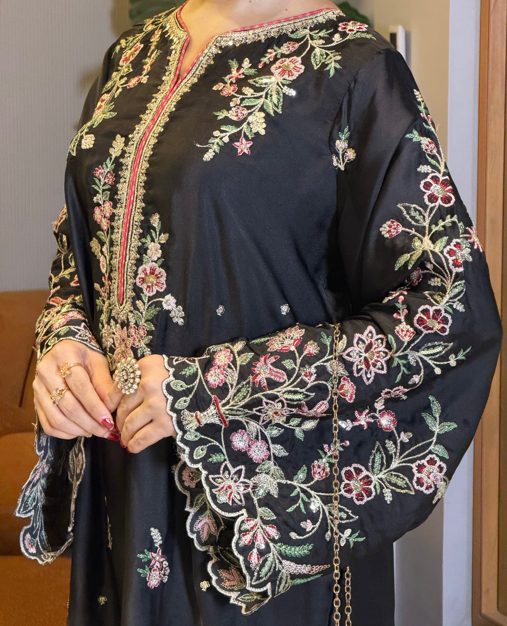 Black Kaftan 2 Piece