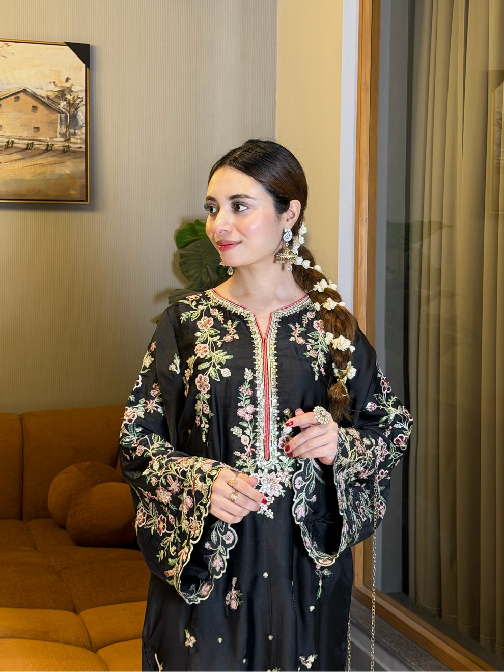 Black Kaftan 2 Piece